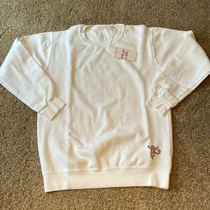 NWT Roller Rabbit white sweatshirt